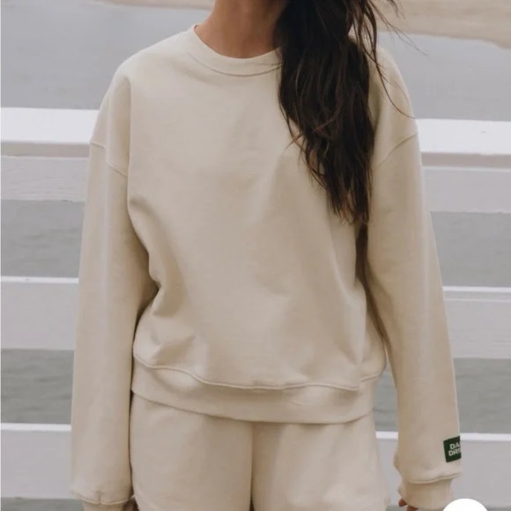 DAILY DRILLS Sand Classic Crewneck M/L